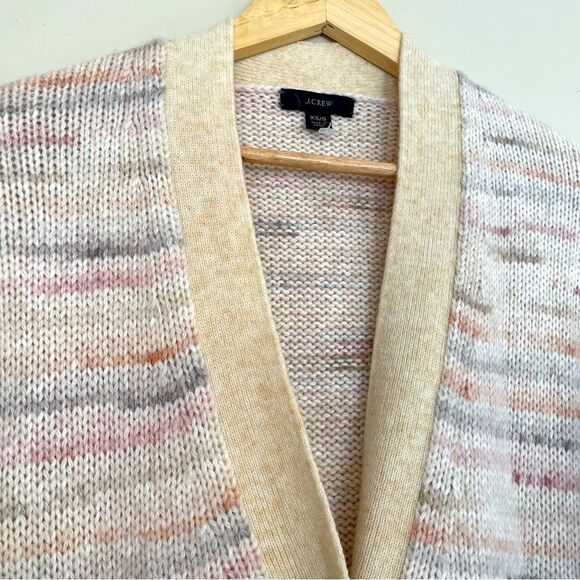 J. Crew Space-dyed Relaxed Knit V-Neck Women's Cardigan Sweater (XS/S) - Picture 6 of 12